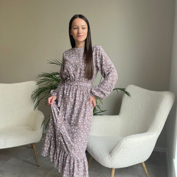 Suknelė „Cream dotted“