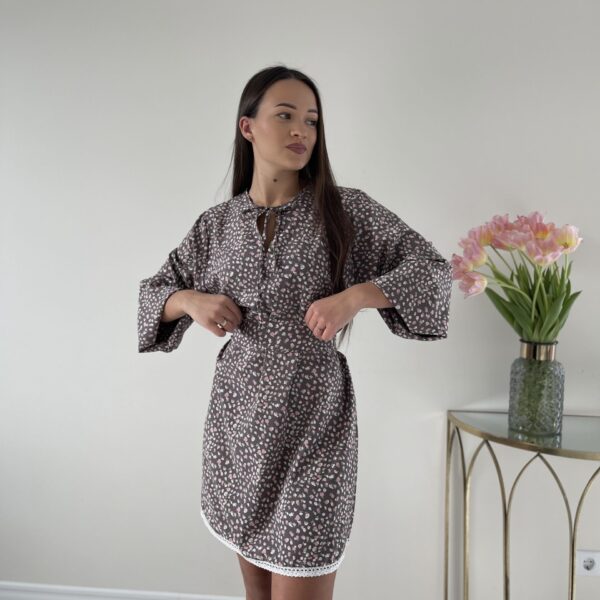 Suknelė "flower by belt"