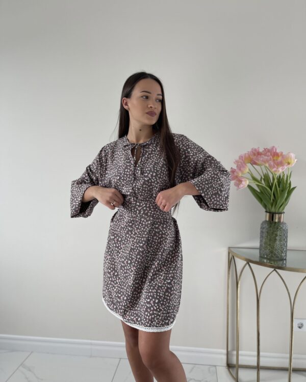 Suknelė "flower by belt"