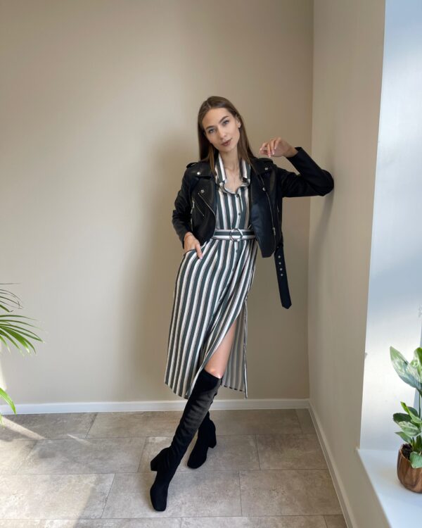 Suknelė “Striped Green”