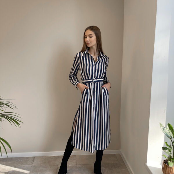 Suknelė “Striped blue”