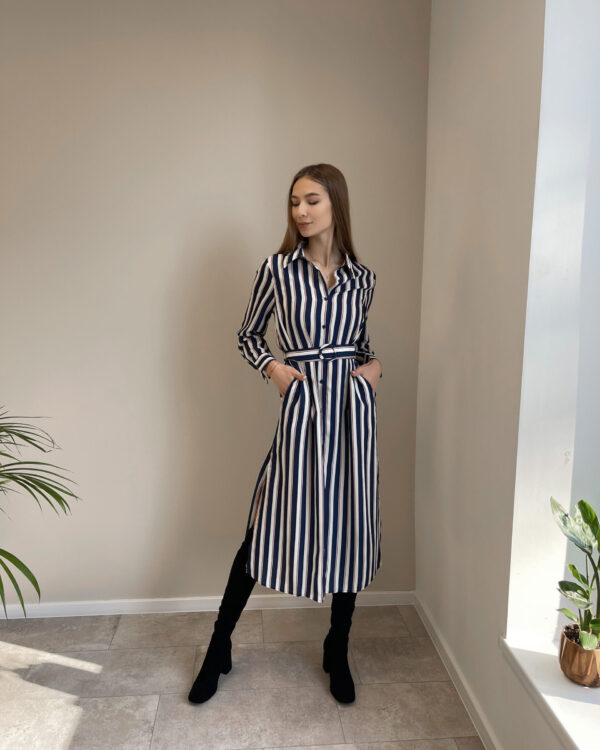 Suknelė “Striped blue”