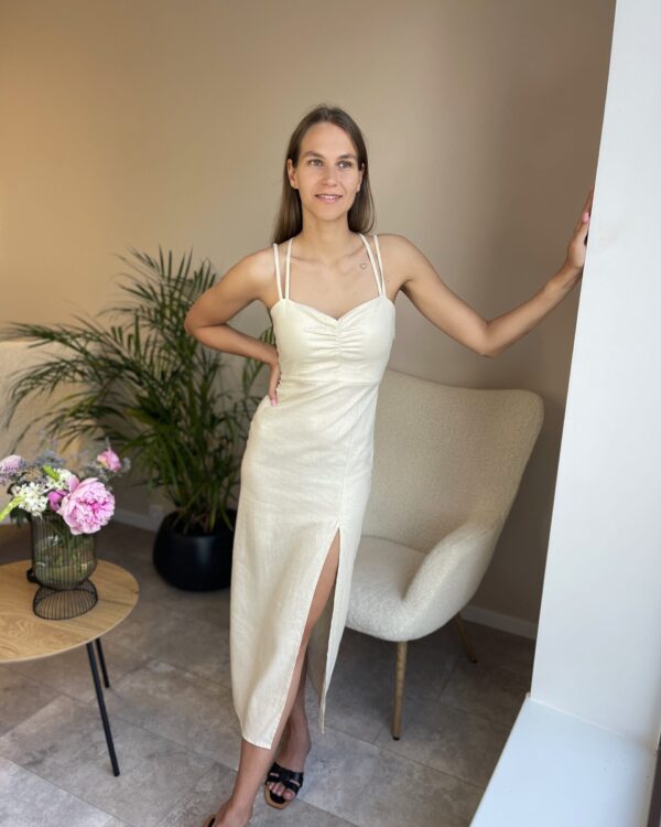 Suknelė su linu “Lumina”