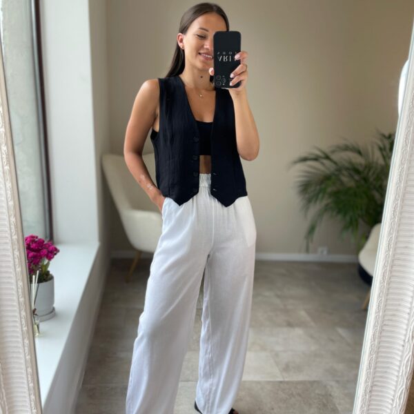 Kelnes su linu “white”