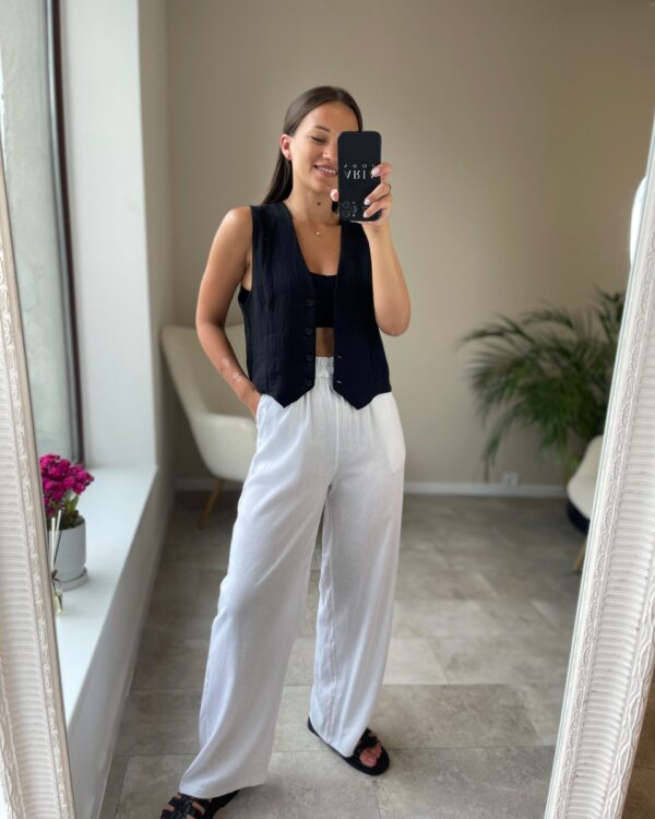 Kelnes su linu “white”