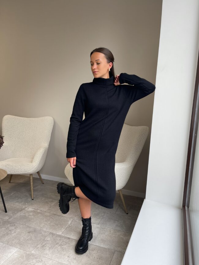 Juoda suknelė “Wide” - Image 3
