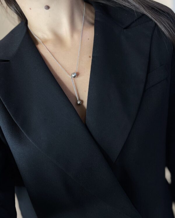 Grandinėlė su rutuliukais “Silver”