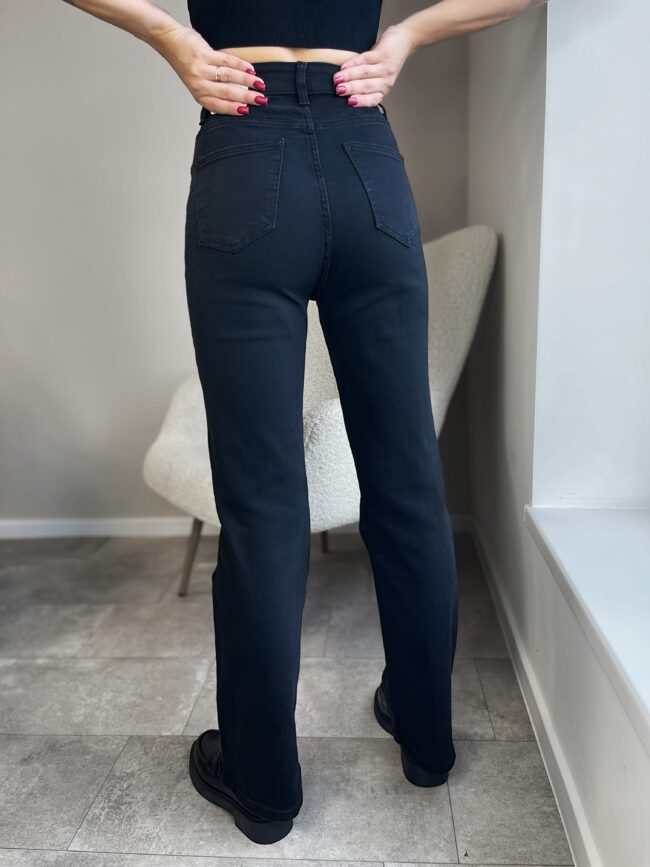 Juodi džinsai “Wide leg” - Image 2