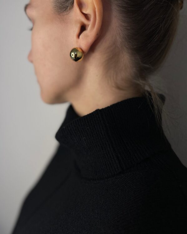 Apvalūs, lengvi auskarai “Gold”