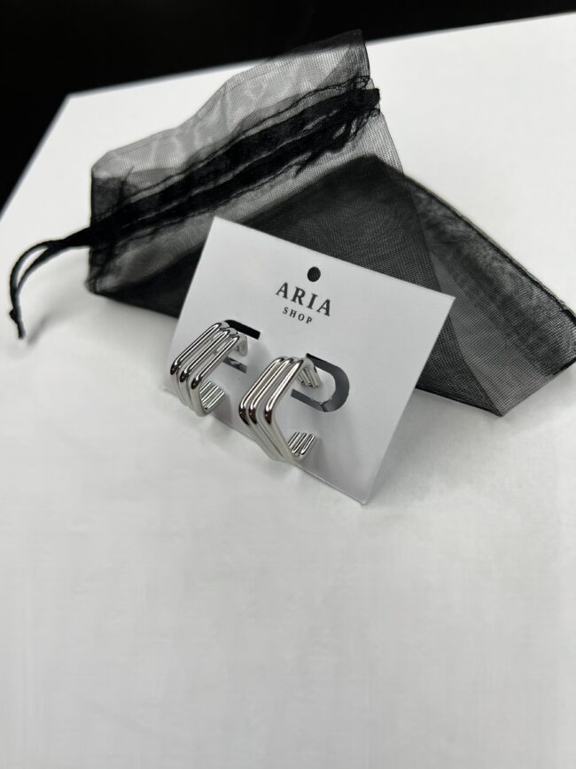 Trigubi auskarai “Silver”