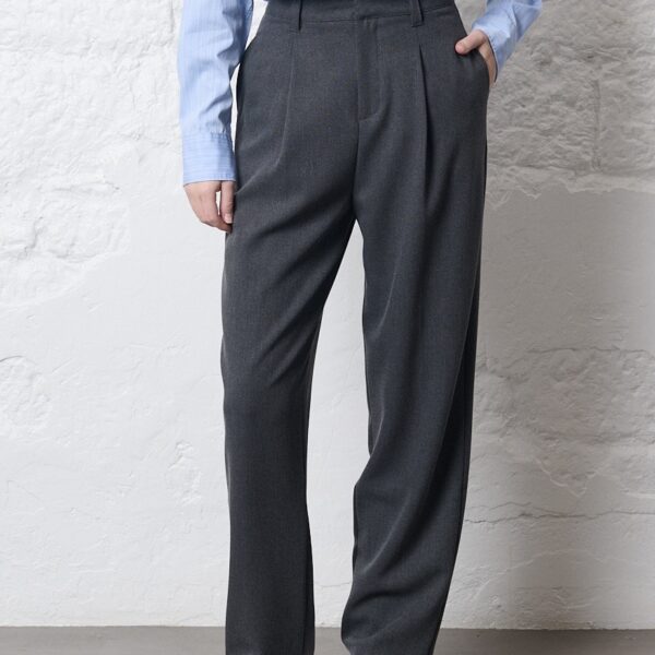 Klasikinės kelnės “Dark Grey Libia”