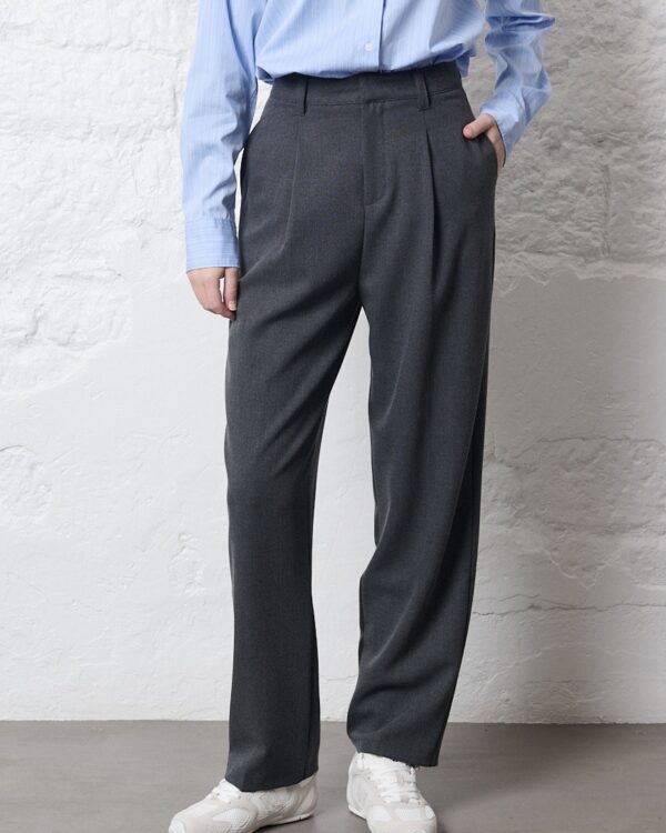 Klasikinės kelnės “Dark Grey Libia”