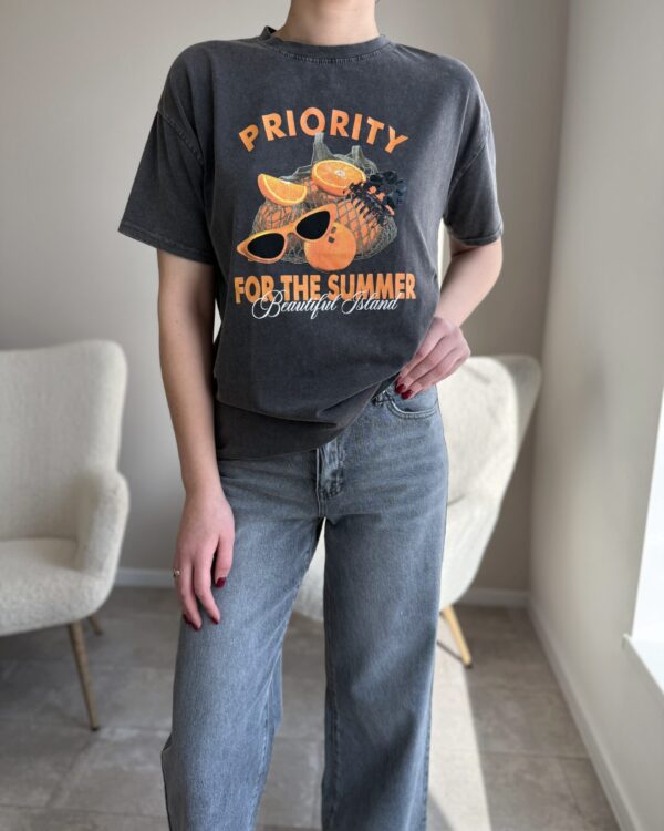 Marškinėliai “Priority Black ”