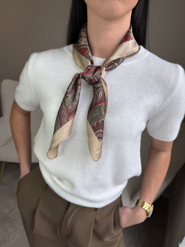 Moteriška skara GILIO BEIGE - Image 2