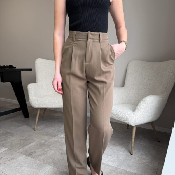 Klasikinės kelnės “Brown Libia”