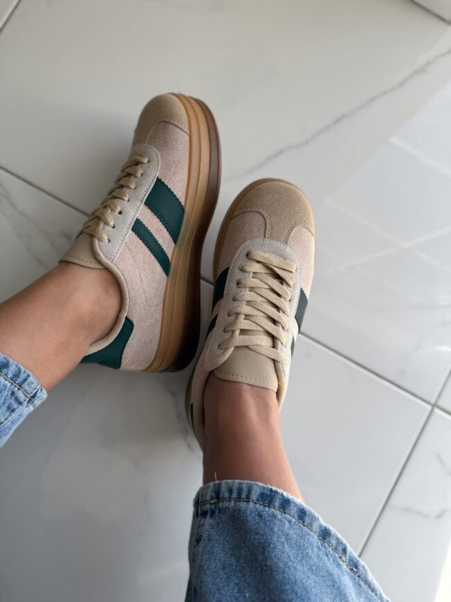 Beige laisvalaikio batai