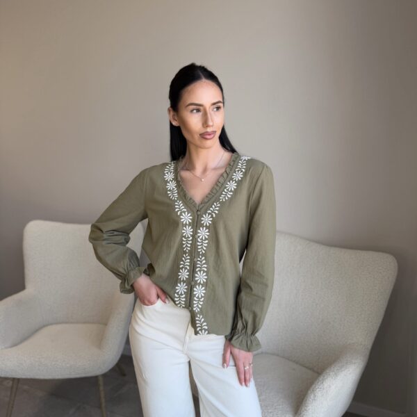 Palaidinė “Chaki flowers”