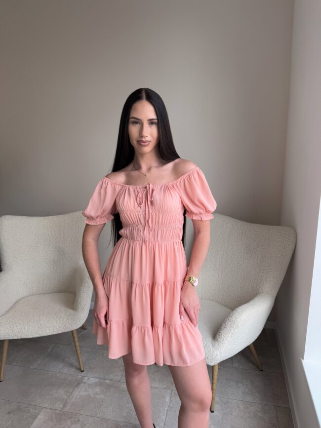 Suknelė “peach shoulder”