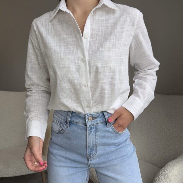 Balti marškiniai Olivia