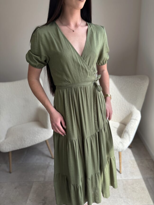 Suknelė ilga chaki - Image 3