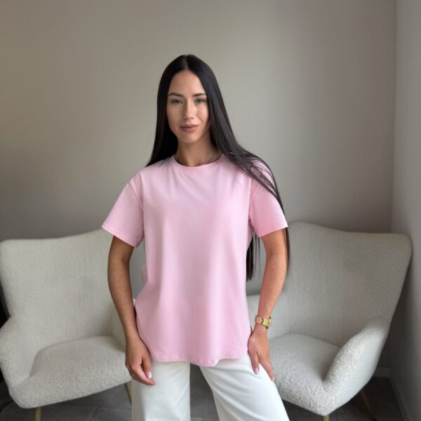 Medvilniniai marškinėliai SOFT PINK
