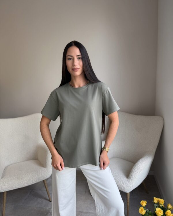 Medvilniniai marškinėliai CHAKI