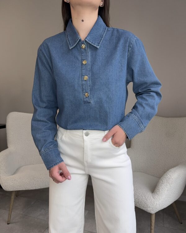 Džinsiniai marškiniai Shiny