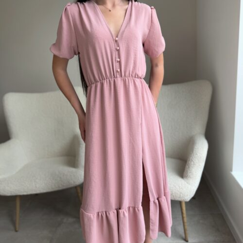 Suknelė “Pink buttons”