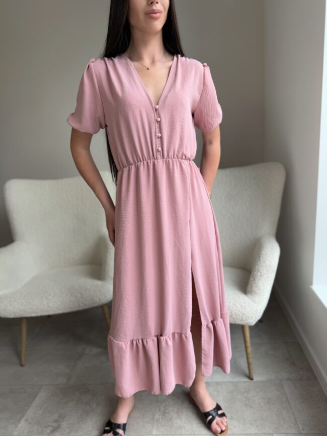 Suknelė “Pink buttons”