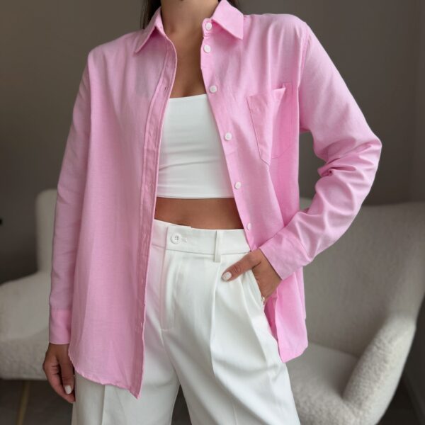 Rožiniai marškiniai Baby pink