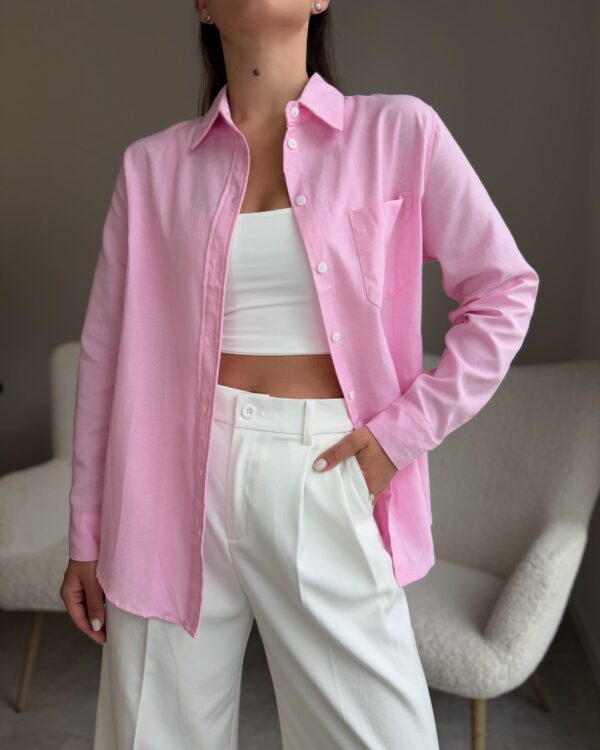 Rožiniai marškiniai Baby pink