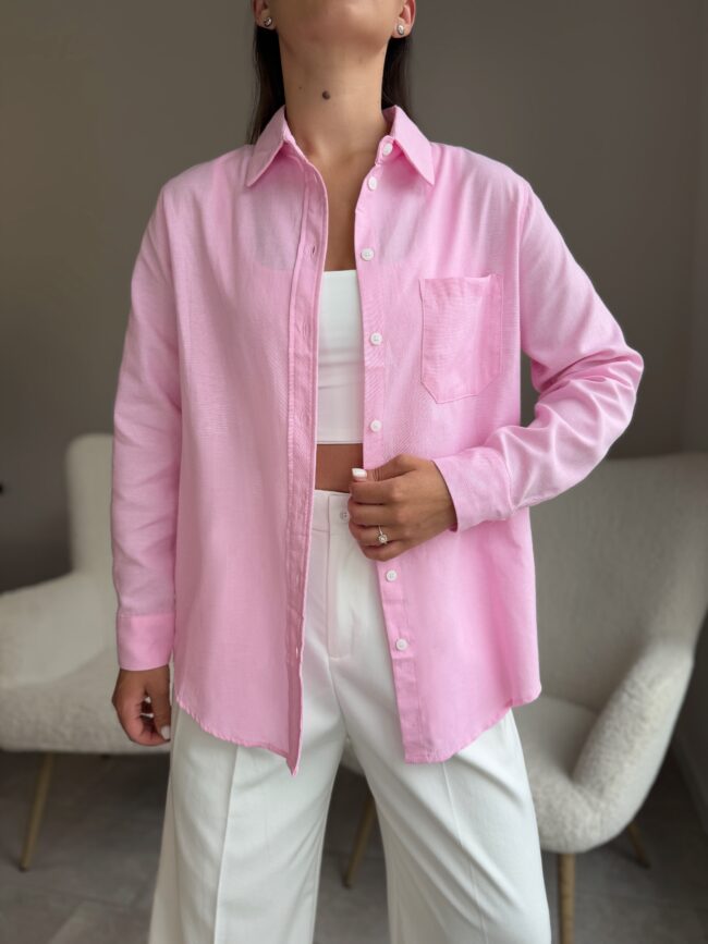Rožiniai marškiniai Baby pink - Image 2