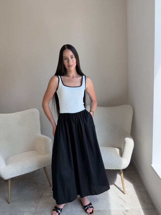 Ilga suknelė Black Vit - Image 2
