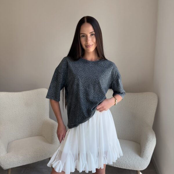 Sijonas klastuotas Baltas