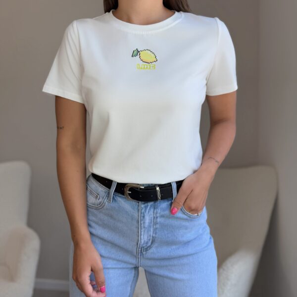 Medvilniniai marškinėliai Lime