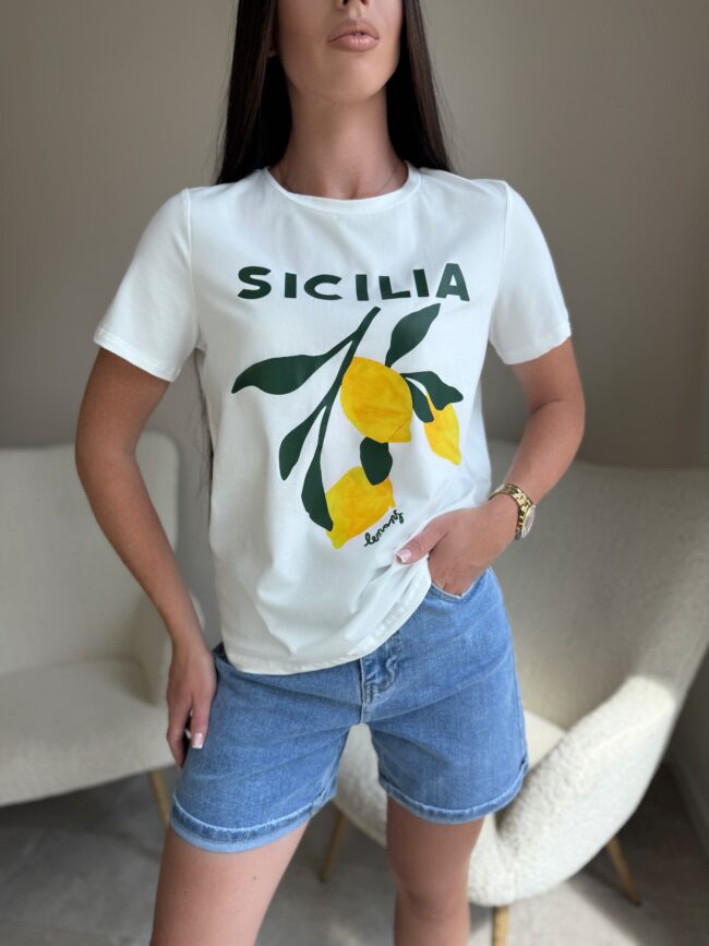 Medvilniniai marškinėliai Sicilia