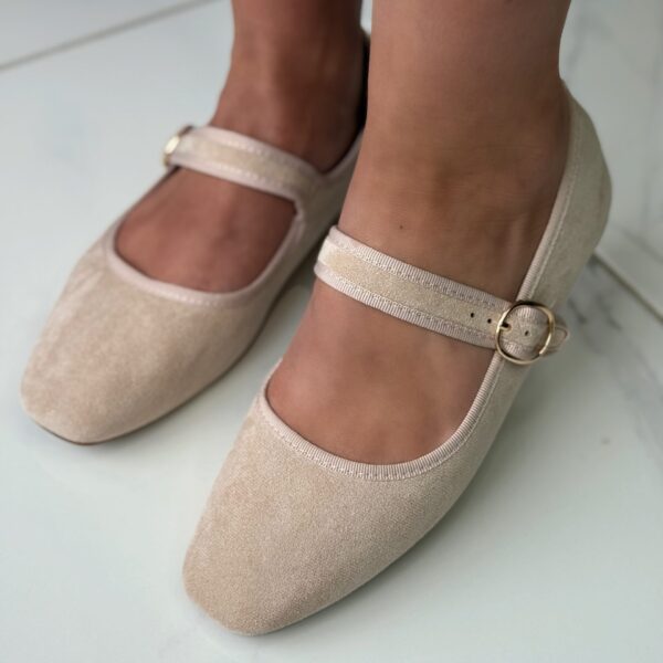 Verstos eko odos beige balerinos