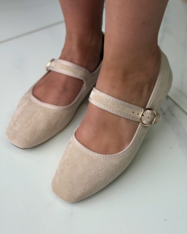 Verstos eko odos beige balerinos