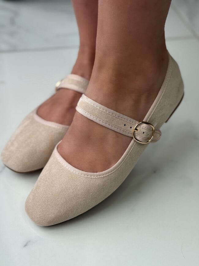 Verstos eko odos beige balerinos - Image 3