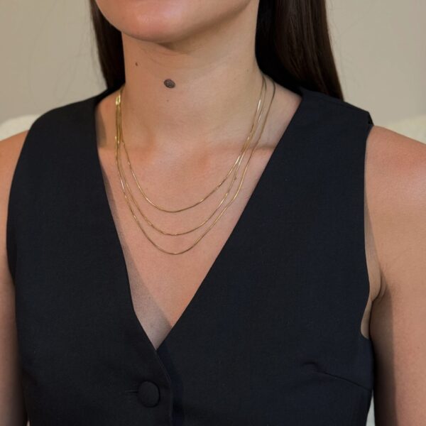 Triguba grandinėlė "Gold"