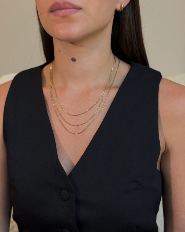 Triguba grandinėlė "Gold"