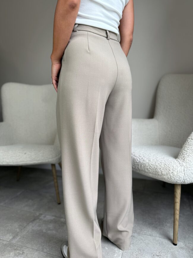 Klasikinės kelnės “Beige Sofia” - Image 2