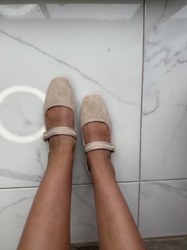 Verstos eko odos beige balerinos - Image 2