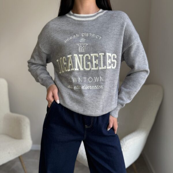 Pilkas megztinis Losangeles