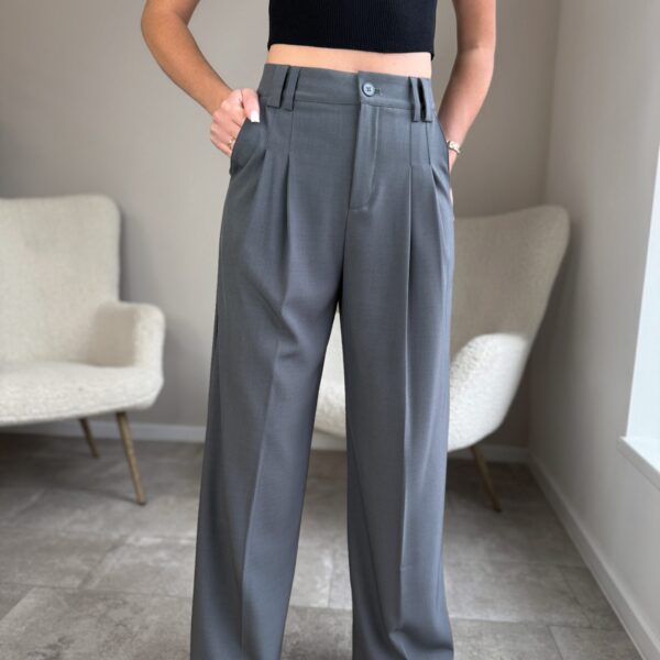 Klasikinės kelnės Grey Lara