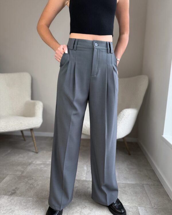 Klasikinės kelnės Grey Lara