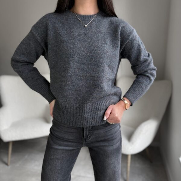 Universalus megztinis Uni Grey
