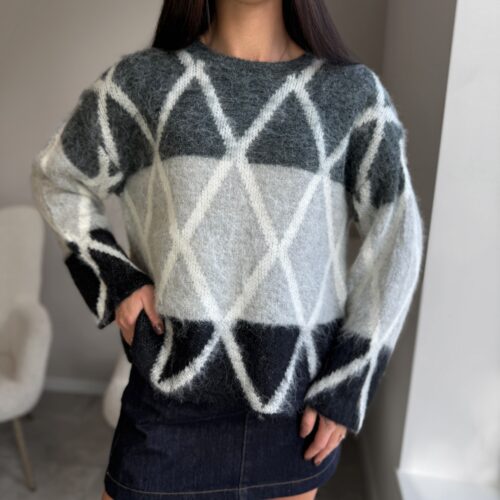 Megztinis Soft Grey
