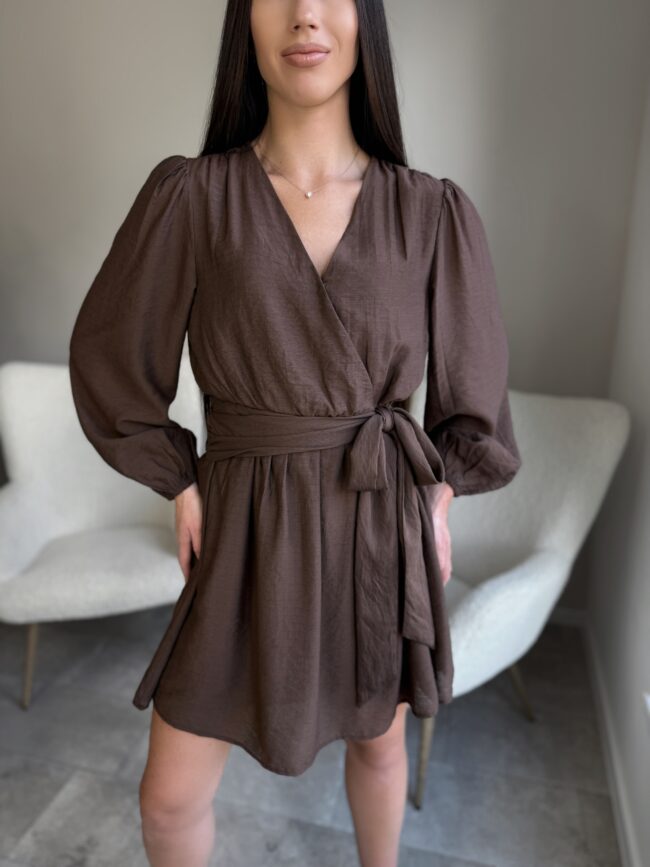 Ruda suknelė LILI Choco