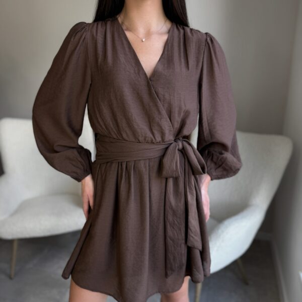 Ruda suknelė LILI Choco